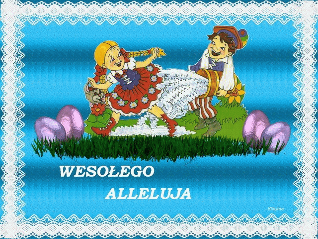 Wesołego Alleluja - Polewanie dziewczyny wodą